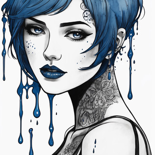 Ink Dripping